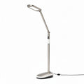 LED desk lamp with adjustable arm and metal base 25 x 15 x 45cm